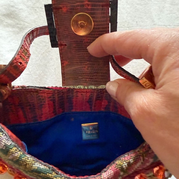 Fendi Multicolor Embroidered small Bag - Picture 5 of 5